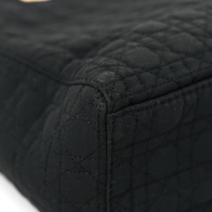 Christian Dior Nylon Cannage Large Lady Dior Black 10 of 20