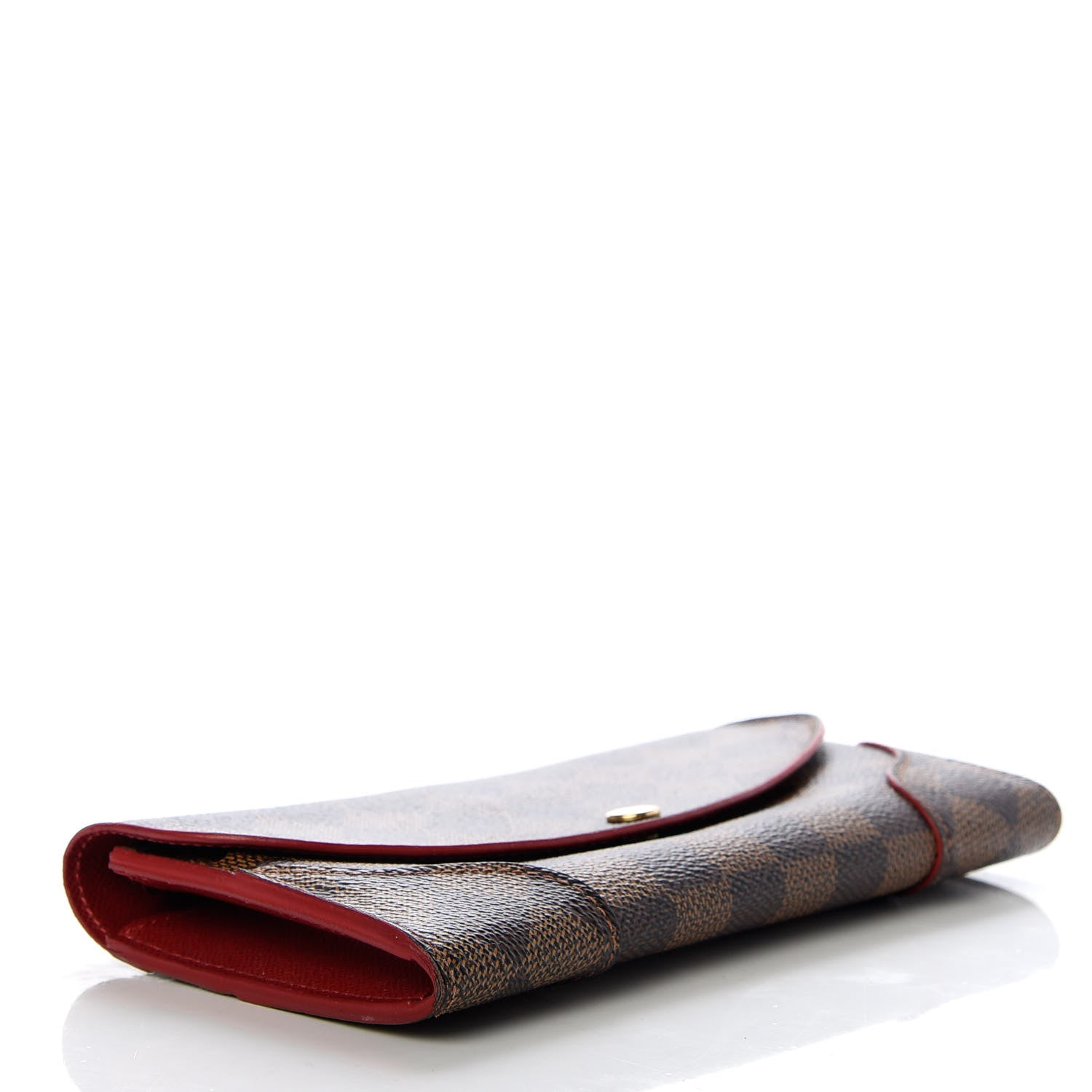Louis Vuitton Damier Ebene Caissa Wallet Cherry 4 of 6