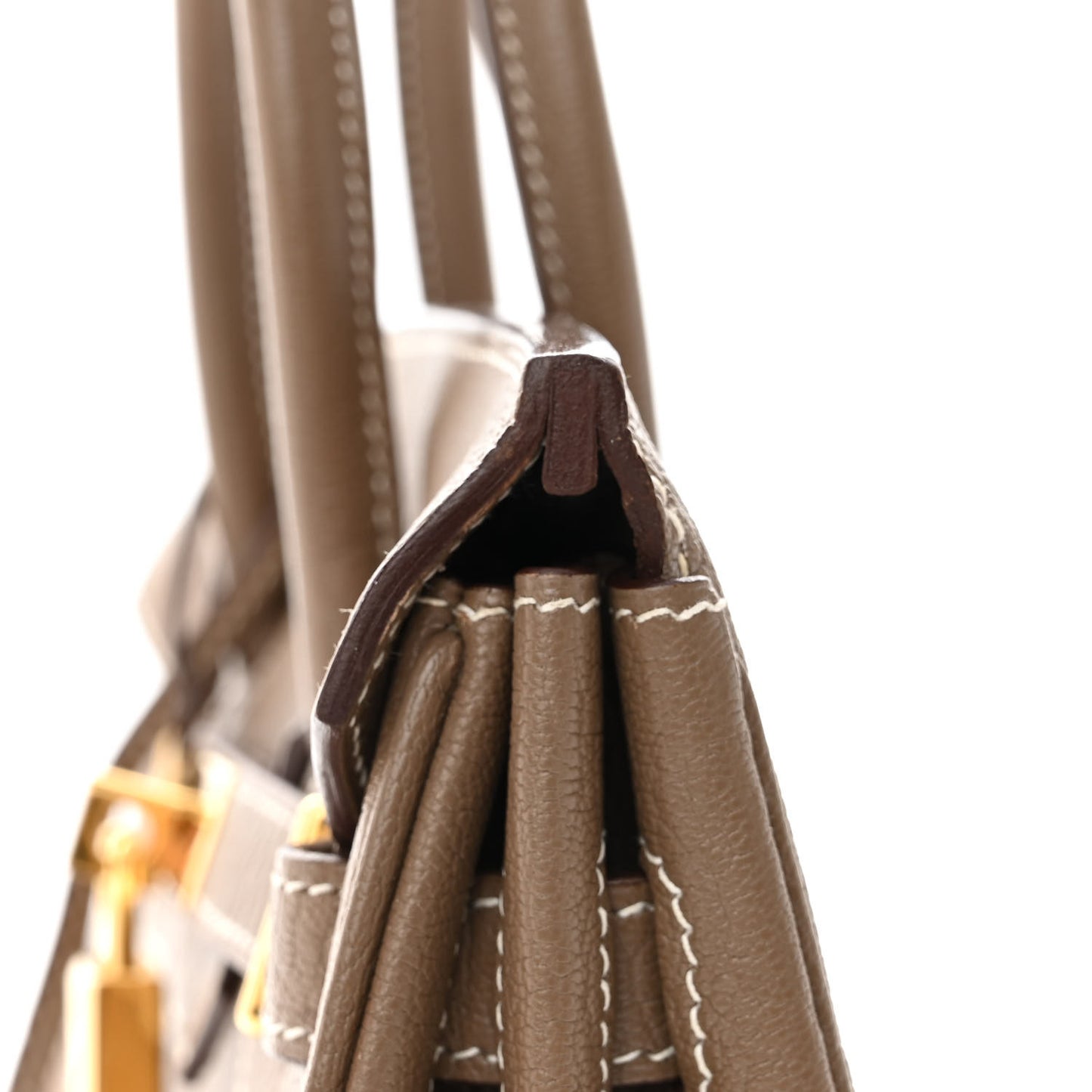 Chevre De Coromandel HAC Birkin 32 Etoupe