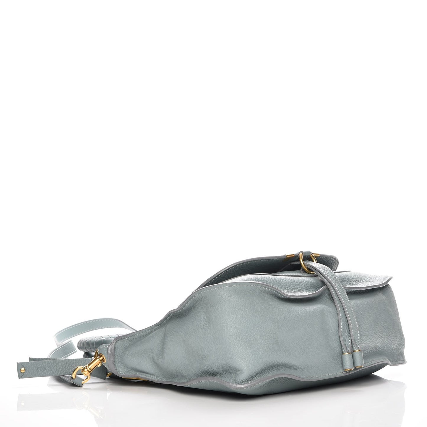 Calfskin Medium Marcie Satchel Cloudy Blue
