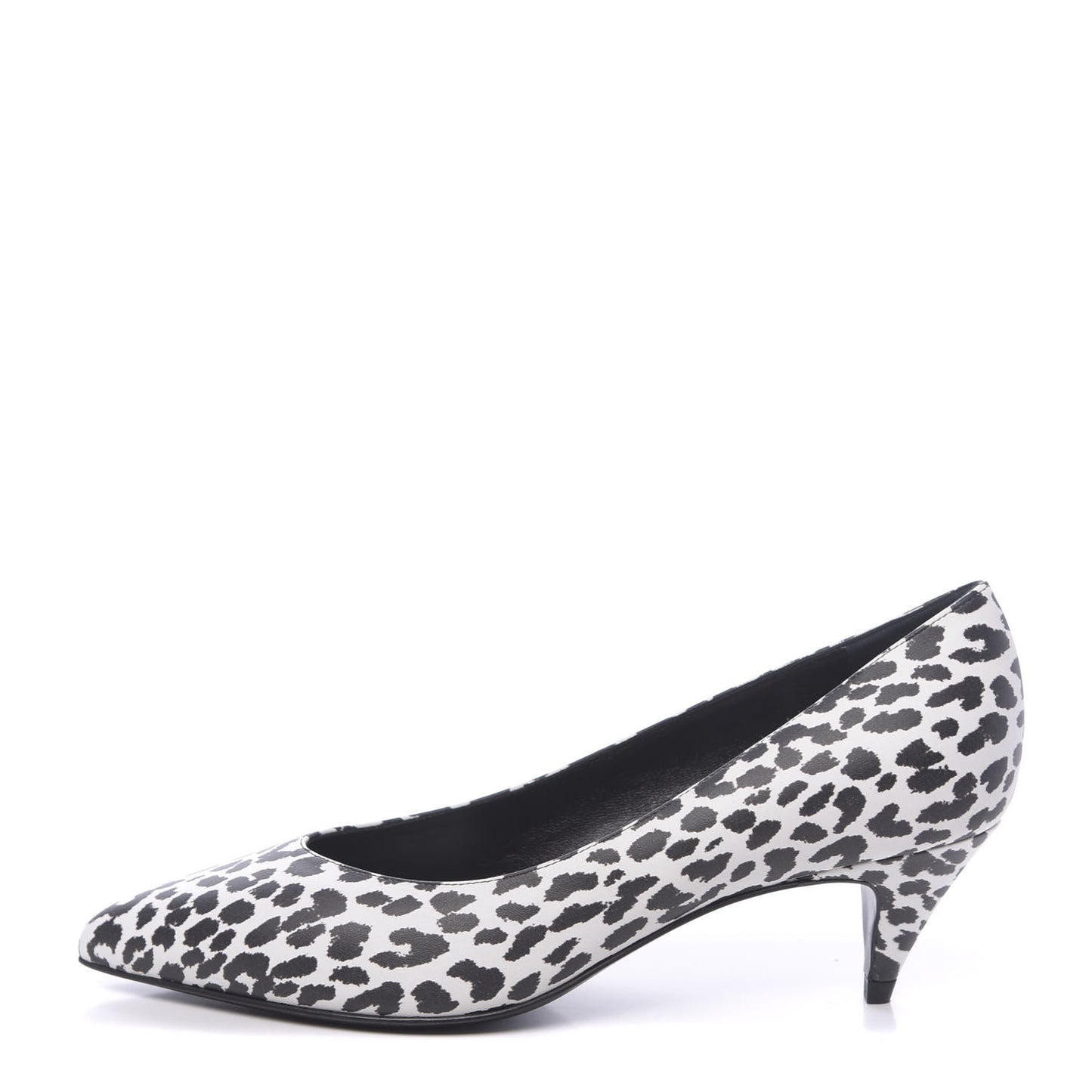 Soft Calfskin Baby Cat Paris 50 Pumps 35 Bianco White Black