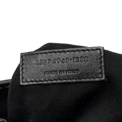Saint Laurent Calfskin Y Quilted Monogram Medium Loulou Chain Satchel Black 8 of 11