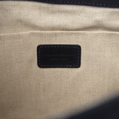 Mansur Gavriel Suede Shoulder Bag Navy 5 of 8