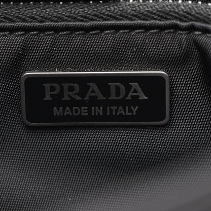 Prada Nylon Tessuto Chain Shoulder Bag Black 6 of 10
