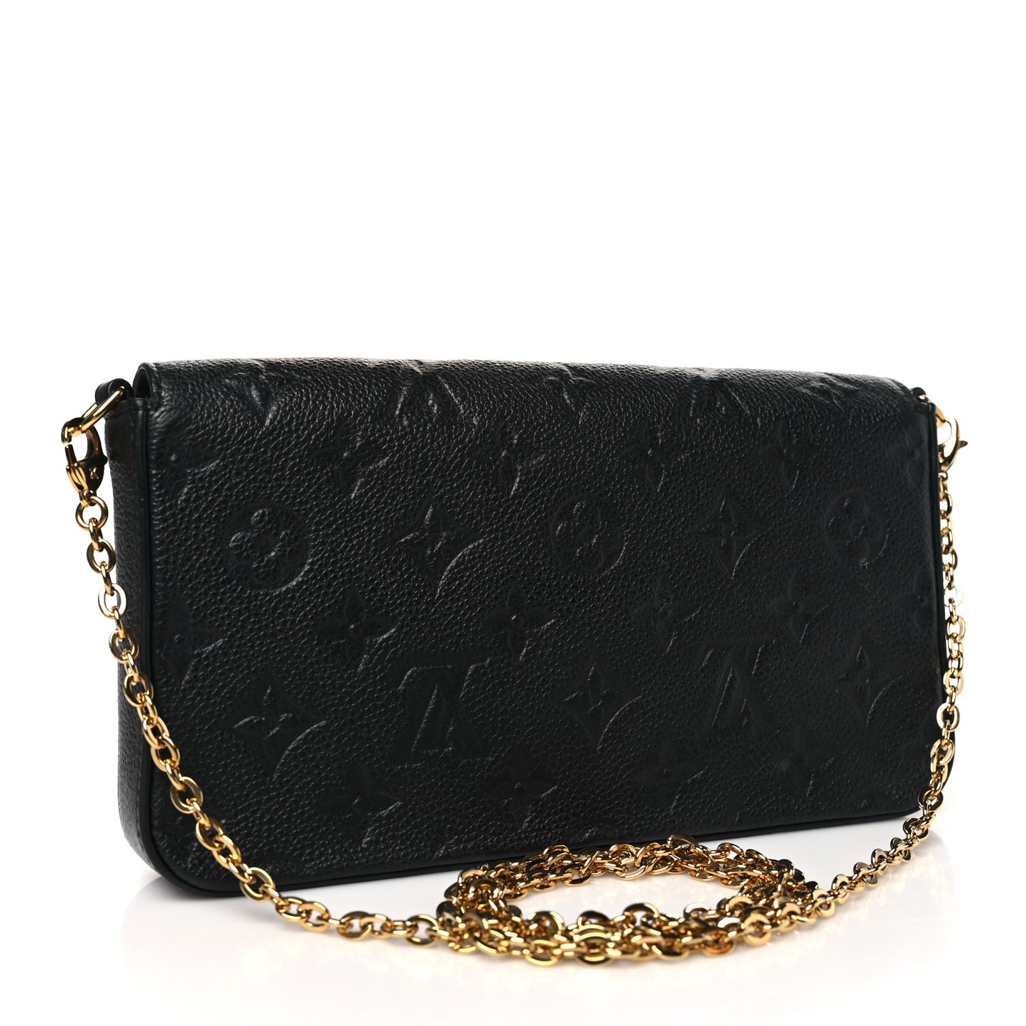 Empreinte Pochette Felicie Chain Wallet Black