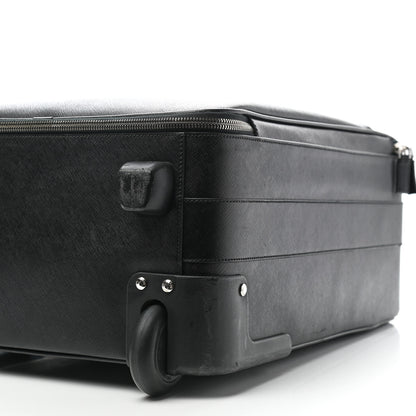 Prada Saffiano Rolling Suitcase Black 9 of 12
