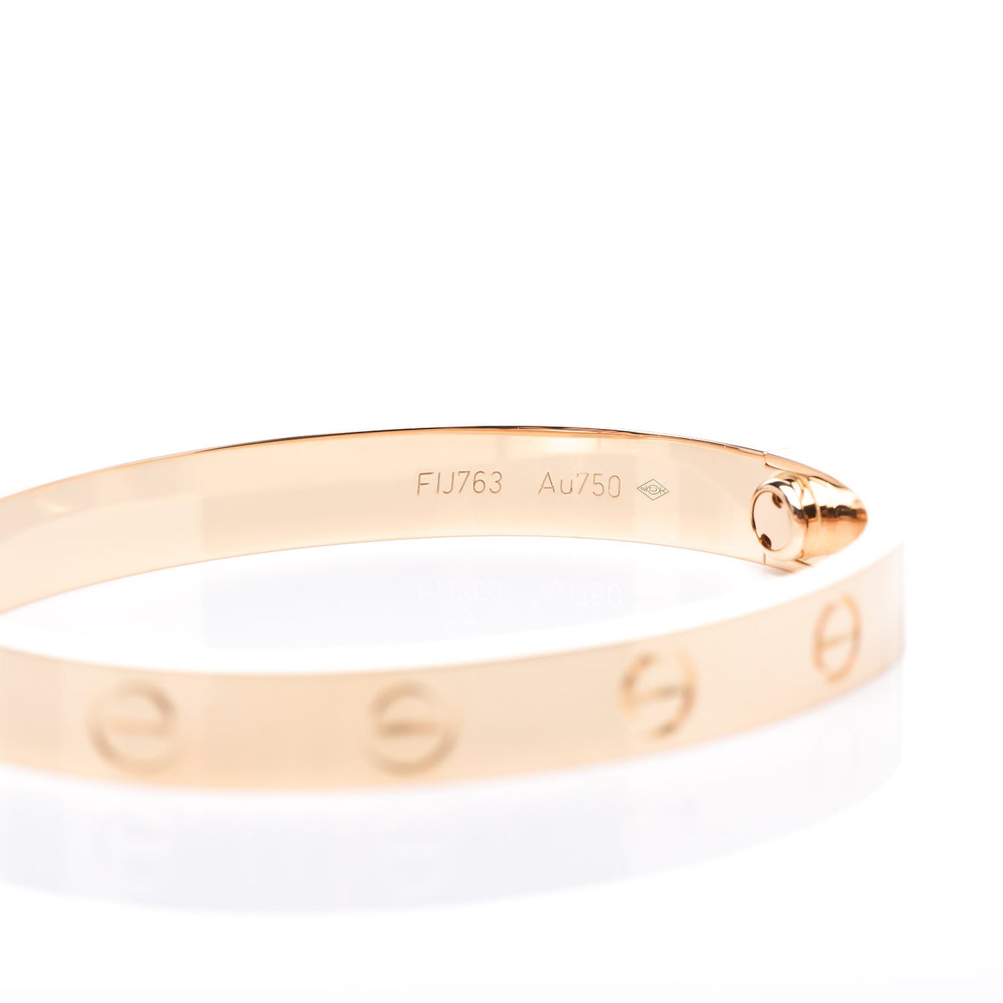 18K Yellow Gold LOVE Bracelet 15