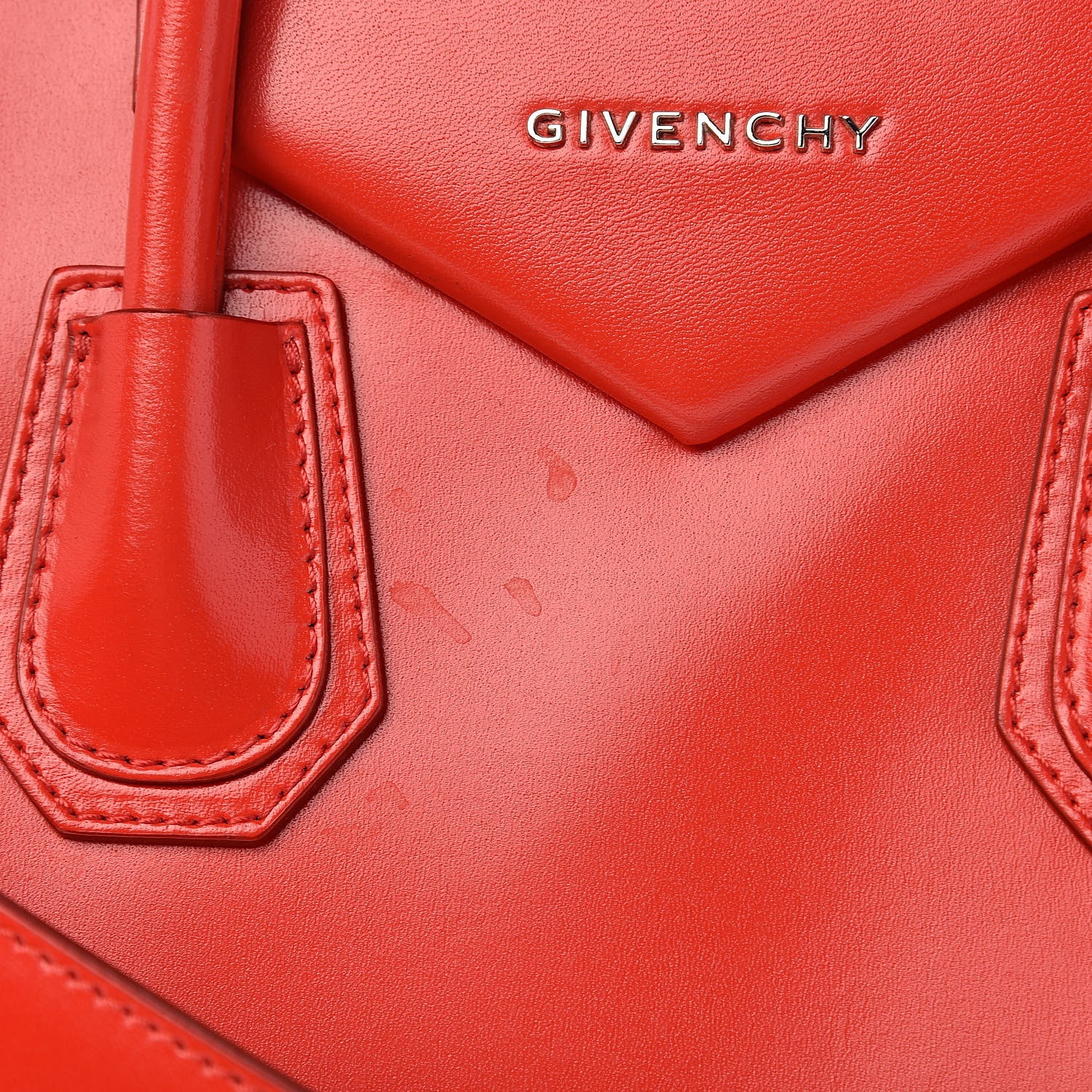 Givenchy Shiny Lord Calfskin Medium Antigona Medium Red 8 of 12