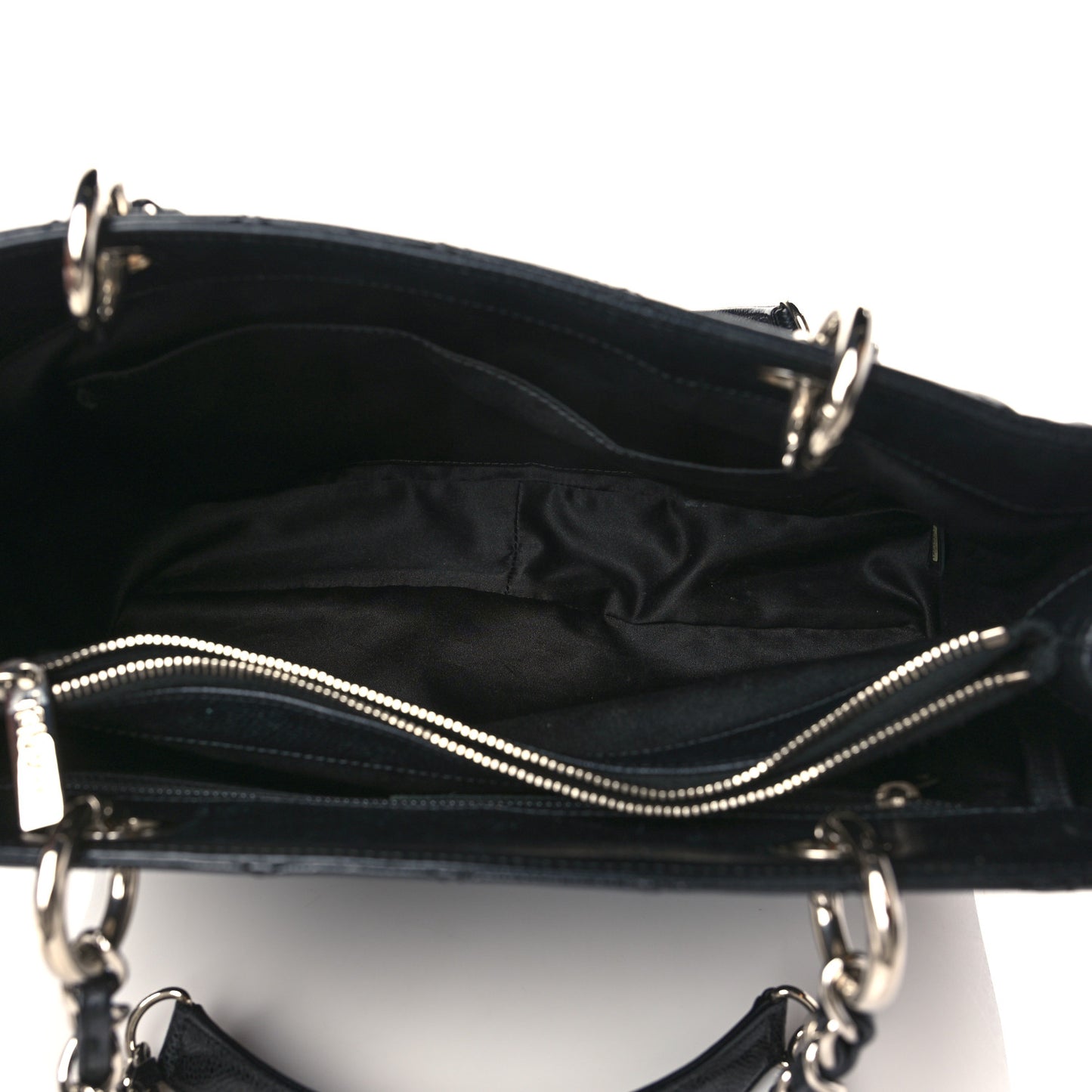 Caviar Quilted Grand Shopping Tote GST Black
