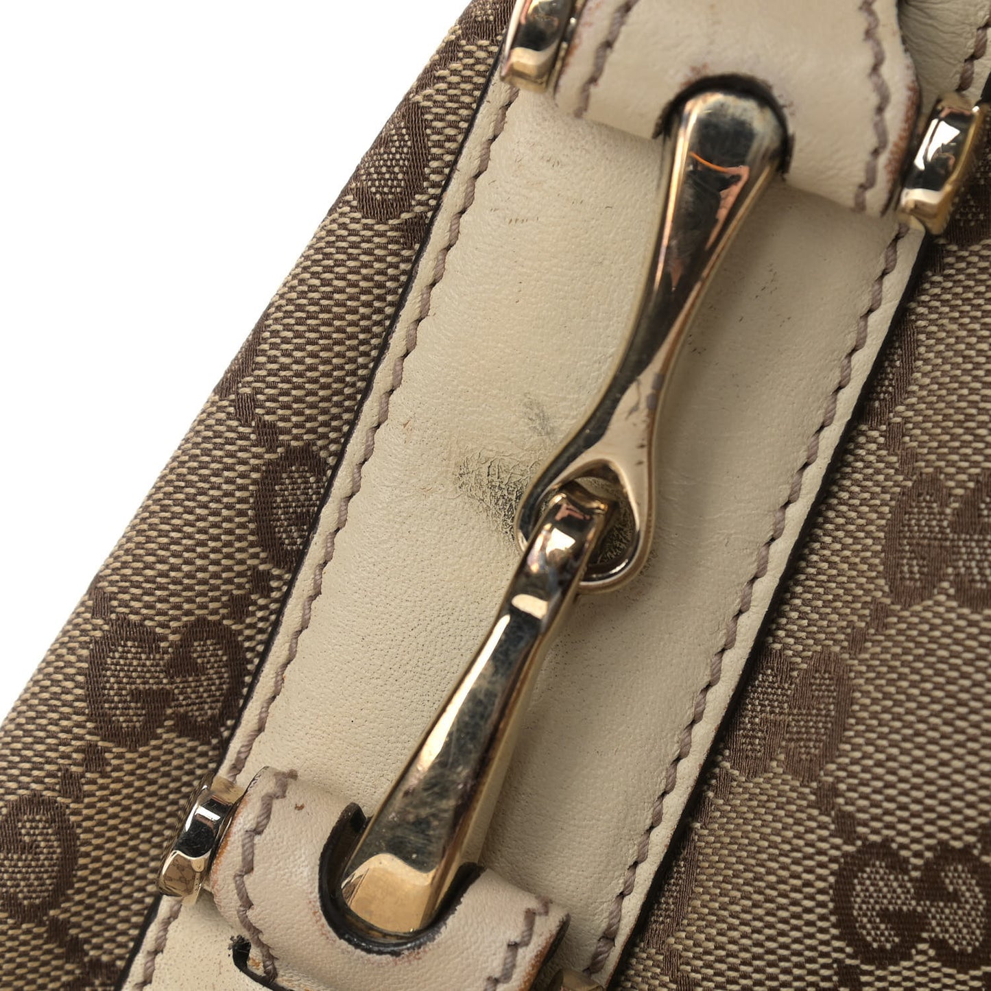 Monogram Medium Pelham Shoulder Bag Off White