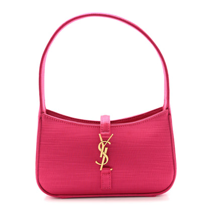 Saint Laurent Satin Le 5 A 7 Mini Hobo Guava Pink 1 of 10