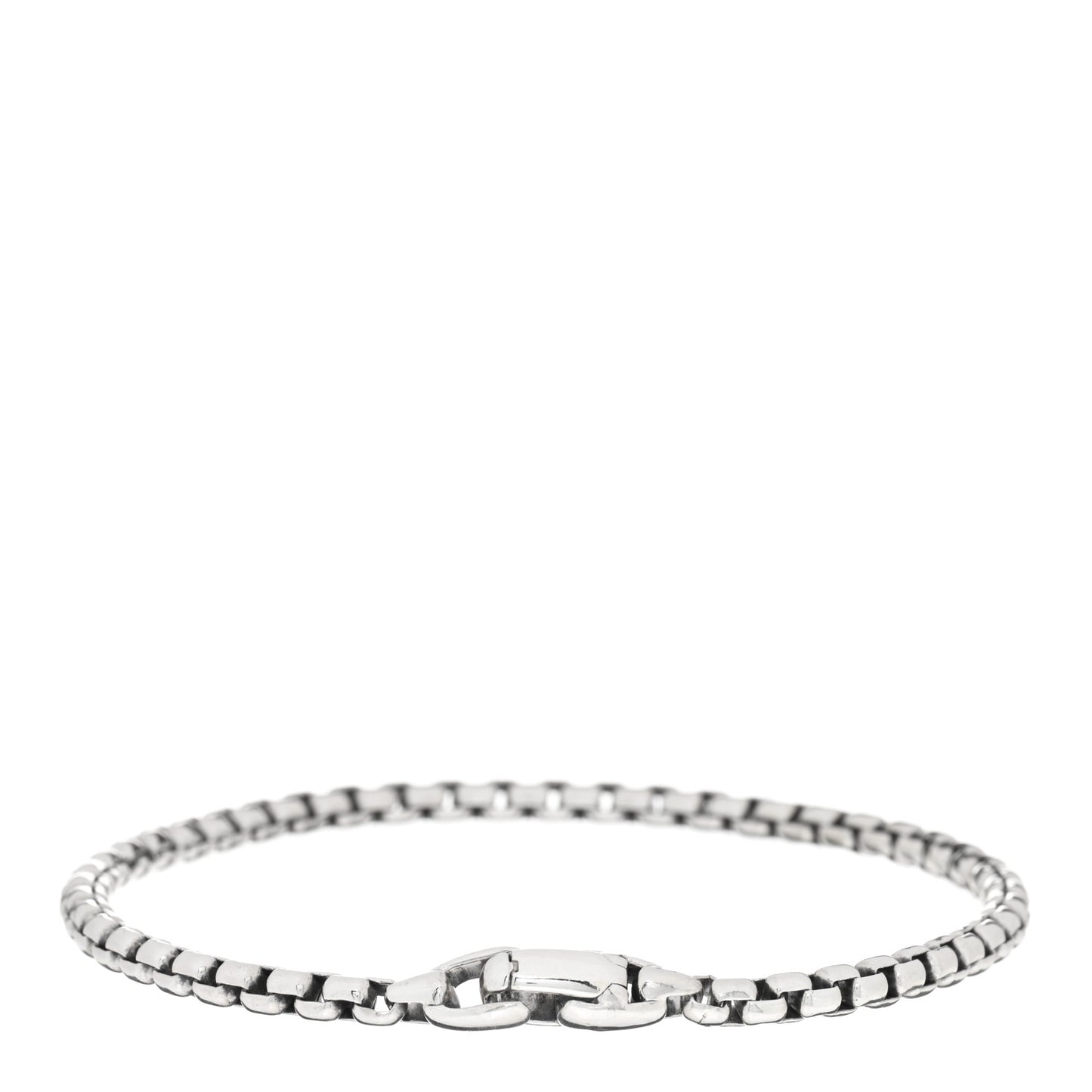 Sterling Silver 4mm Box Chain Bracelet