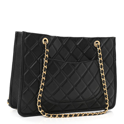 Chanel Caviar Quilted Sweet Classic Shopping Tote Black 2 of 9