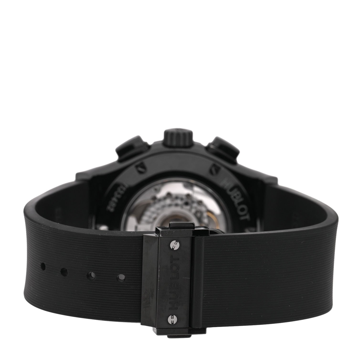 Hublot Ceramic Rubber 45mm Classic Fusion Aerofusion Chronograph Automatic Watch Black 525.CM.0170.RX 3 of 5
