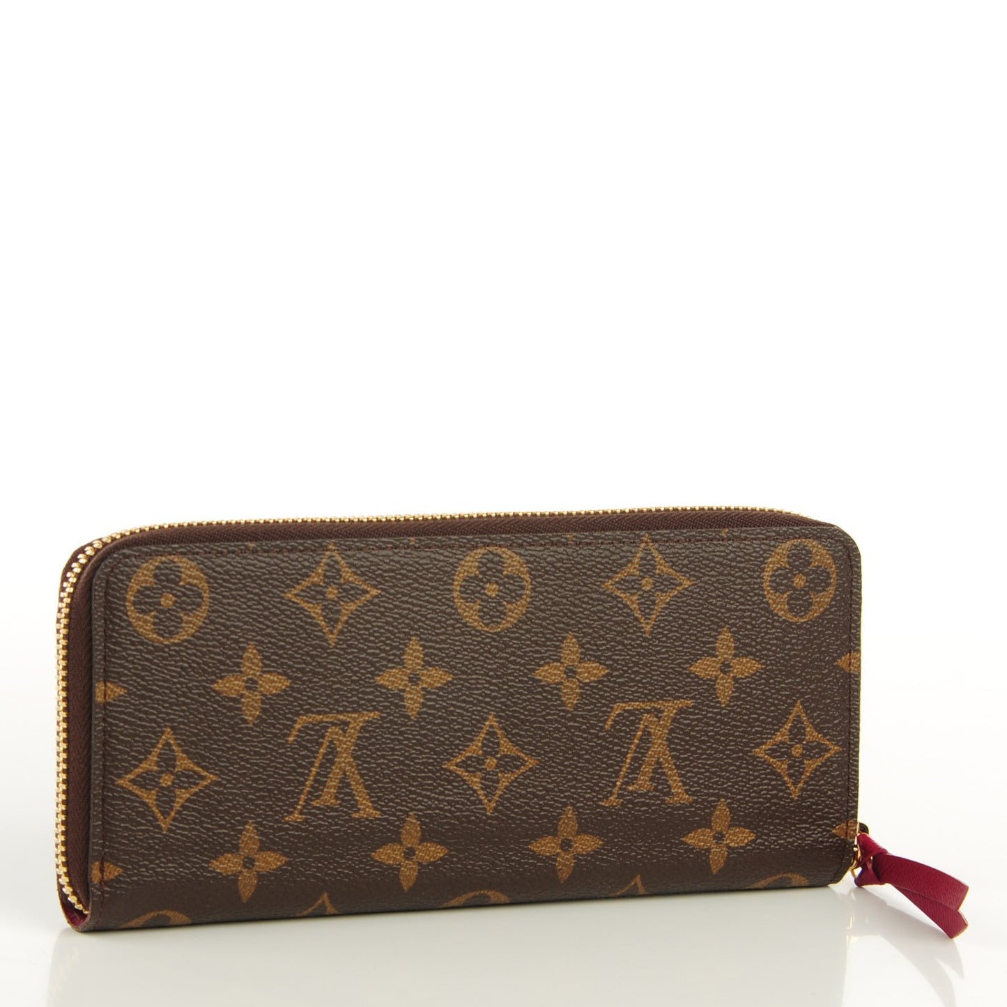 Monogram Clemence Wallet Fuchsia