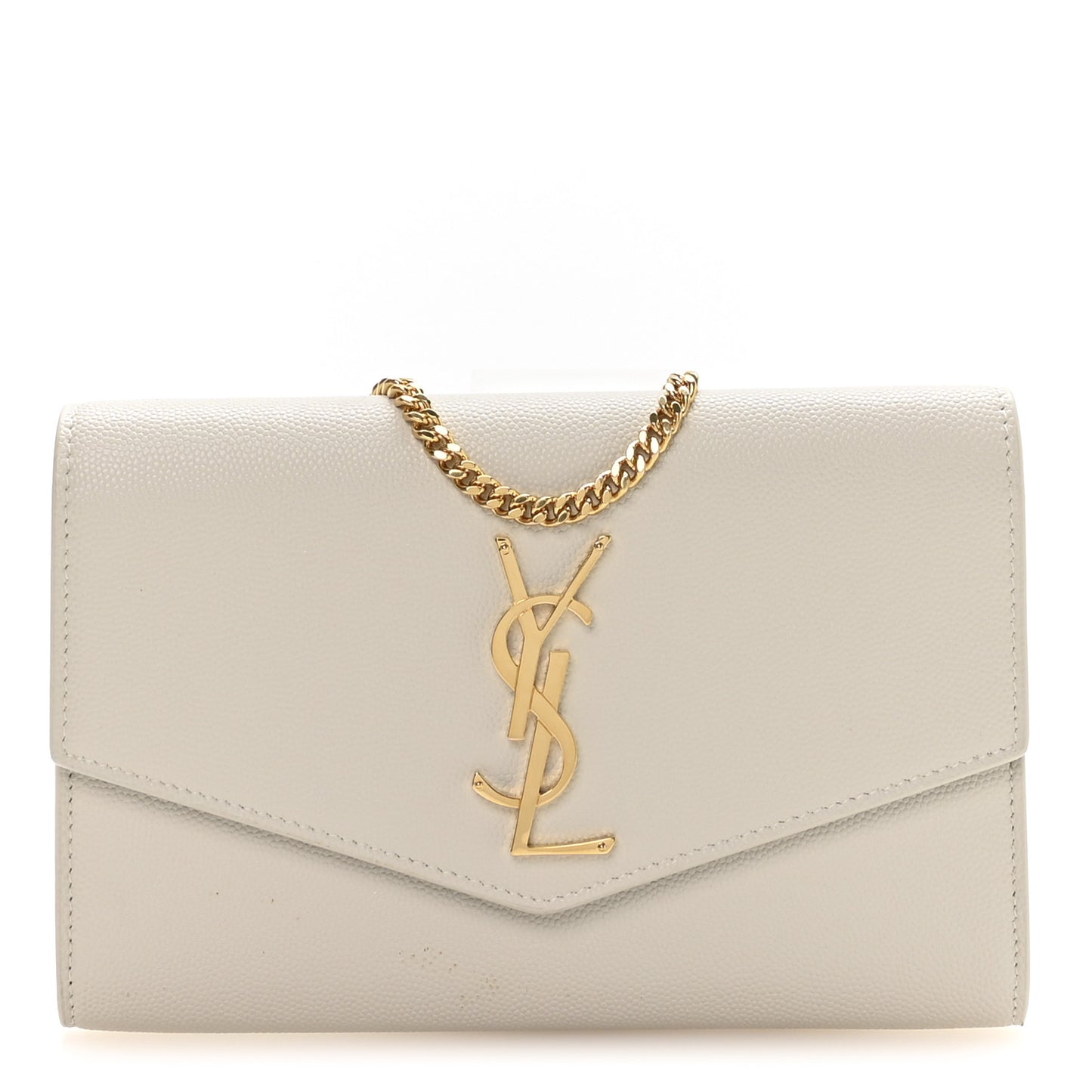Grain De Poudre Monogram Uptown Chain Wallet Crema Soft