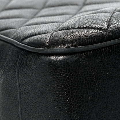 Chanel Caviar Quilted Sun Medallion Shoulder Bag Black 11 of 16