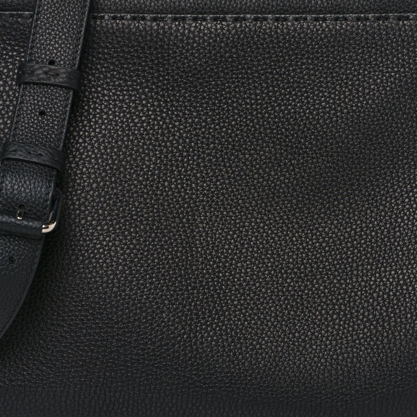 Cuoio Romano Selleria Monster Eyes Large Peekaboo Iconic Fit Satchel Black