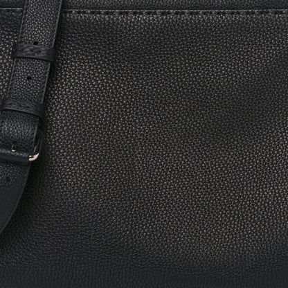Fendi Cuoio Romano Selleria Monster Eyes Large Peekaboo Iconic Fit Satchel Black 10 of 12