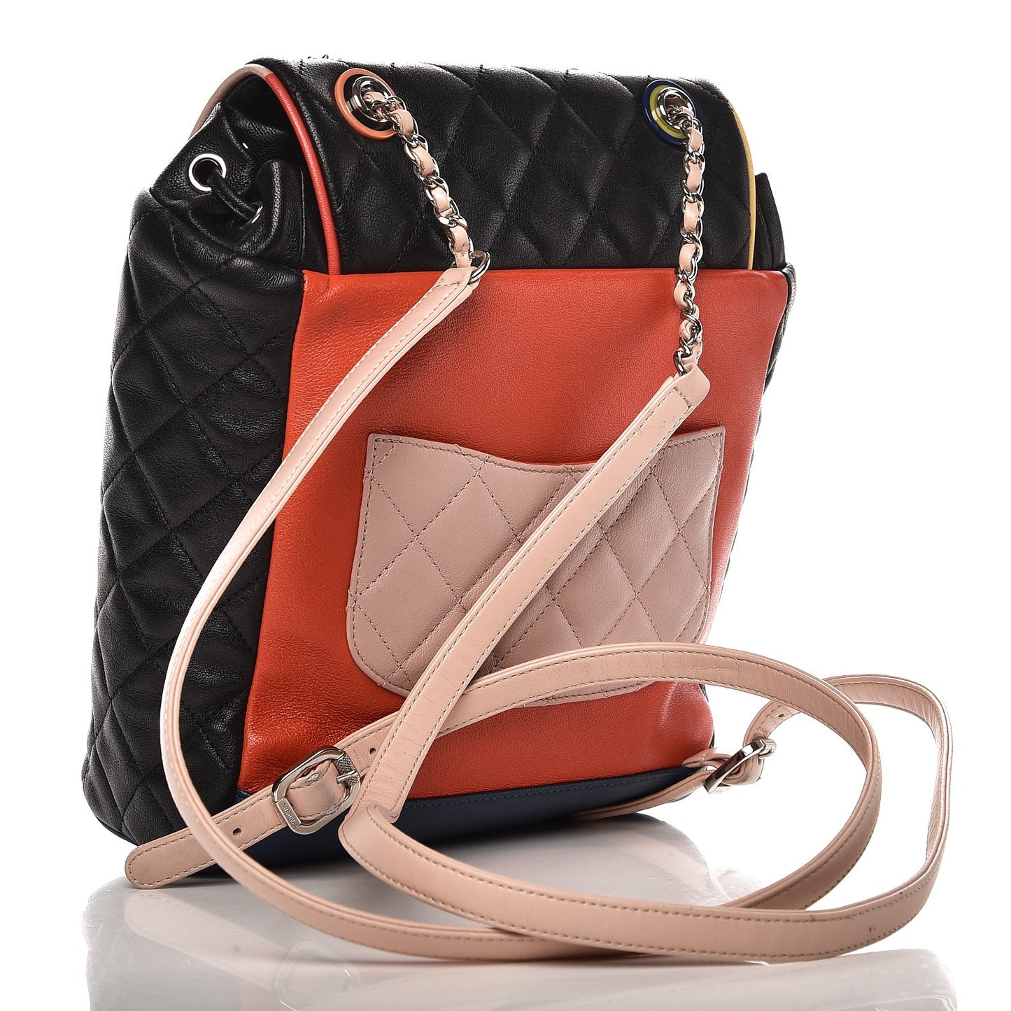 Lambskin Quilted Small Cuba Urban Spirit Backpack Black