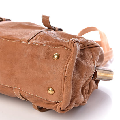 Prada Washed Buffalo Frame Bag Cuoio 8 of 9