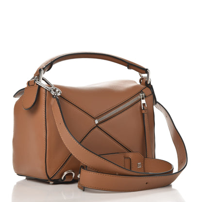 Loewe Calfskin Small Puzzle Bag Tan 3 of 9