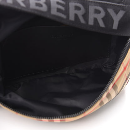 Burberry Nylon Vintage Check Sonny Bum Bag Archive Beige Black 5 of 10