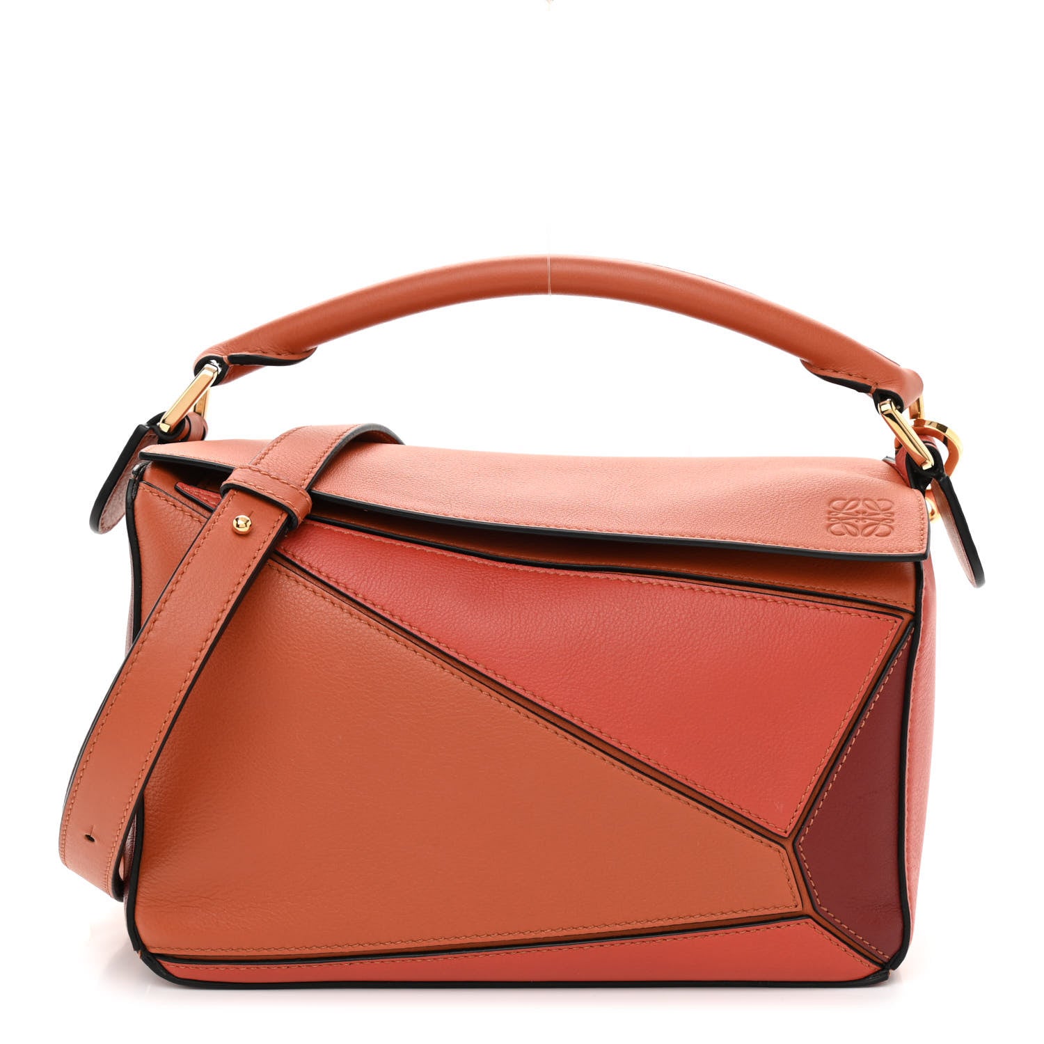Loewe Calfskin Small Puzzle Bag Spice Orange Pumpkin 1 of 7