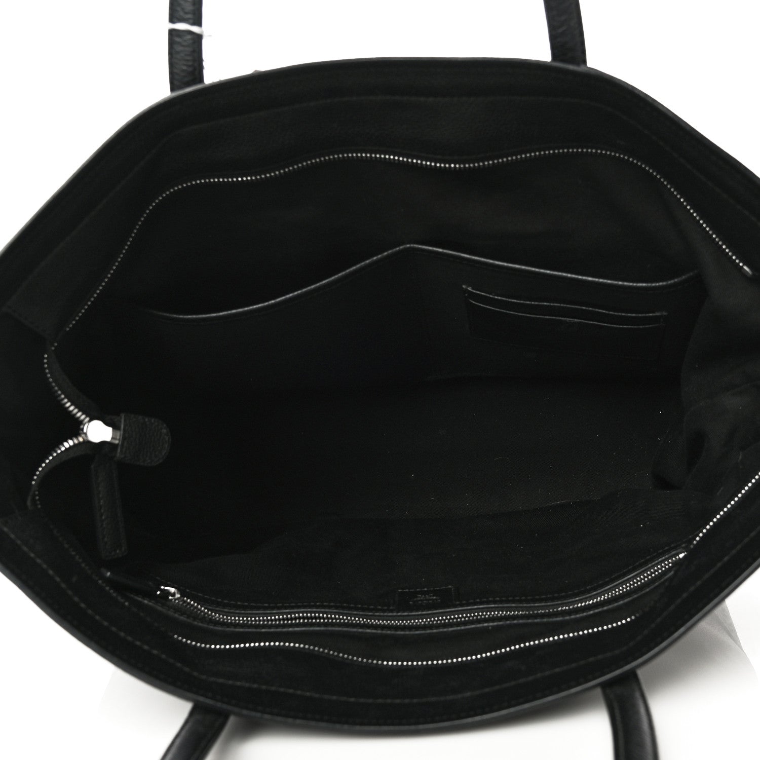 MCM Calfskin Visetos Anya Shopper Tote Black 5 of 16