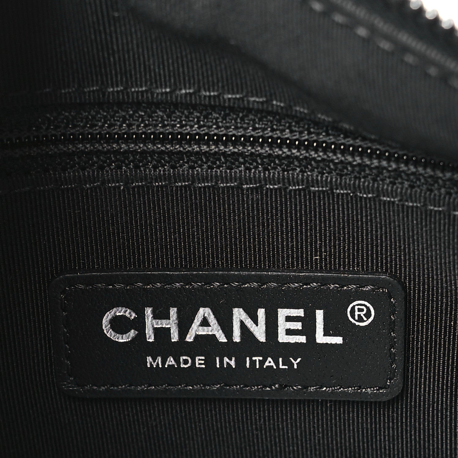Chanel Calfskin Chain 20s Signature Bowling Bag Black 6 of 10