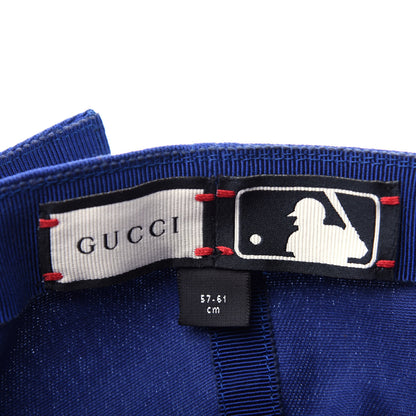 Gucci X MLB Cotton NY Yankees Baseball Hat 57-61 Blue 9 of 11