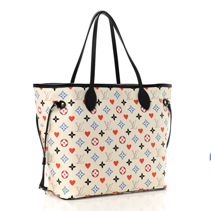 Louis Vuitton Game On Neverfull MM White 3 of 9