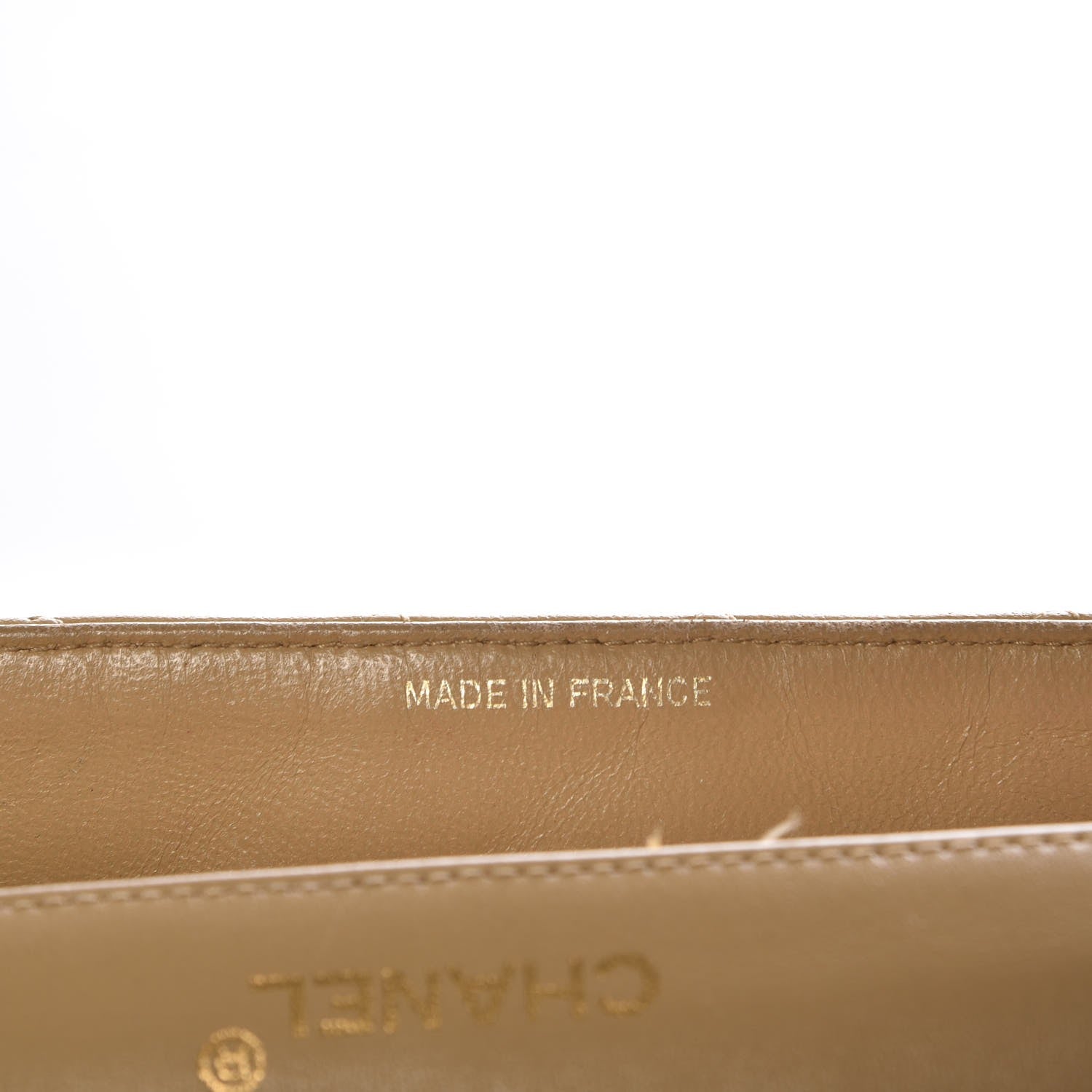 Chanel Lambskin Quilted Small Single Flap Beige 8 of 15