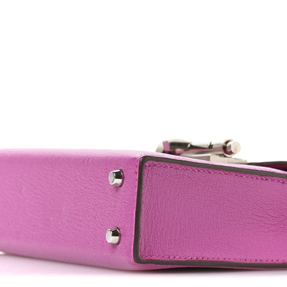 Hermes Chevre Mysore Mini Verrou Chaine Bag Magnolia 10 of 11