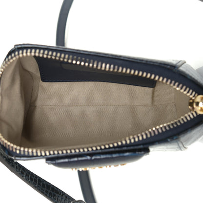 Givenchy Calfskin Crocodile Embossed Nano Antigona Navy 7 of 9