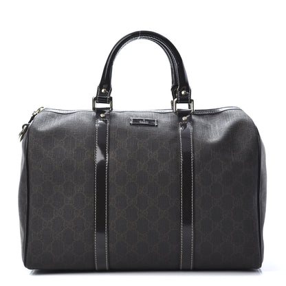 Gucci GG Supreme Monogram Medium Boston Dark Brown 1 of 11