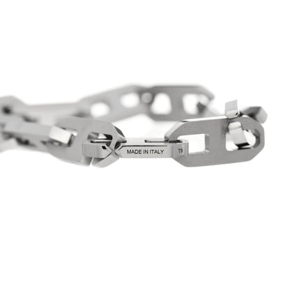 Hermes Stainless Steel Maillon H Link Bracelet 4 of 5