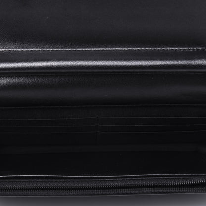 Chanel Lambskin Quilted Boy Wallet On Chain WOC Black 4 of 15
