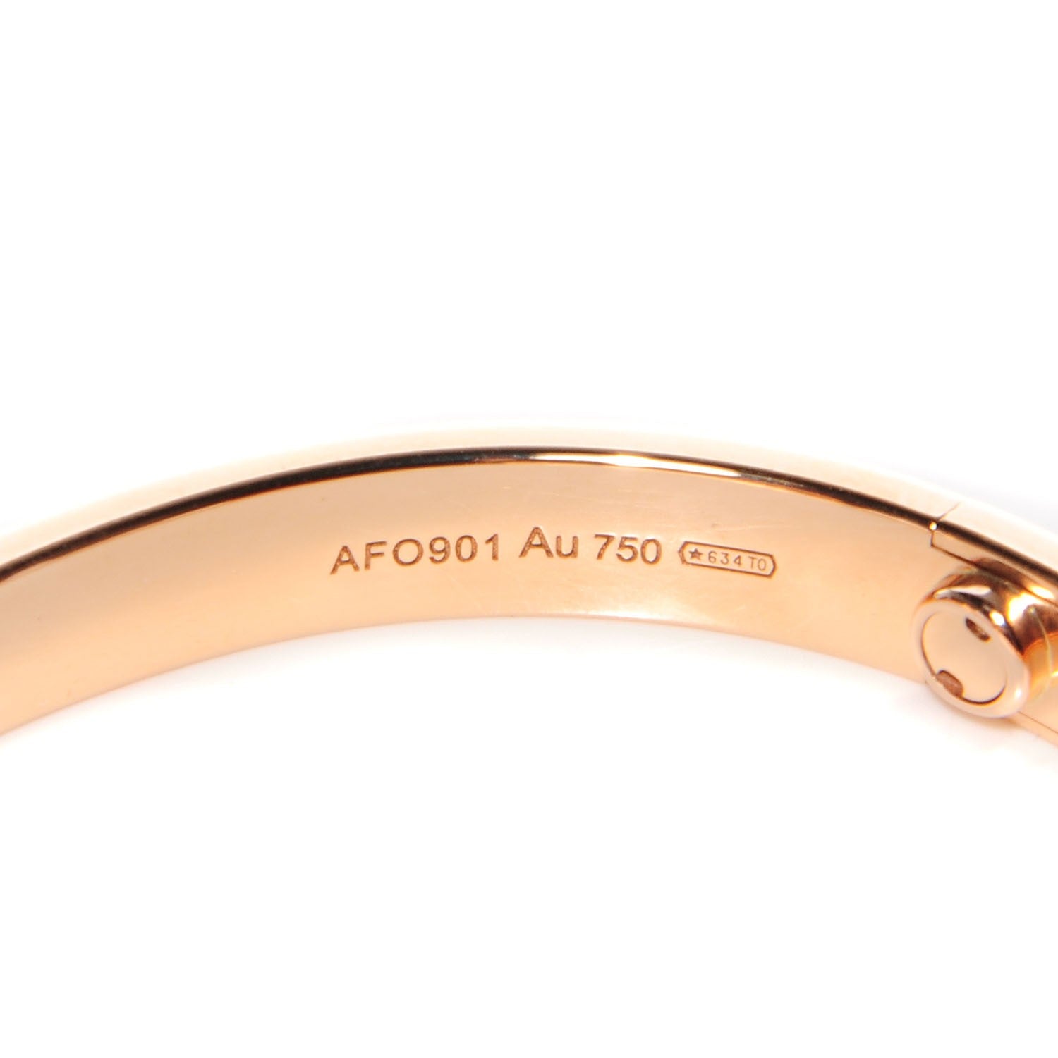 Cartier 18K Pink Gold LOVE Bracelet 17 5 of 6