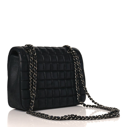 Chanel Iridescent Calfskin Square Quilted Mini Flap Black 3 of 11