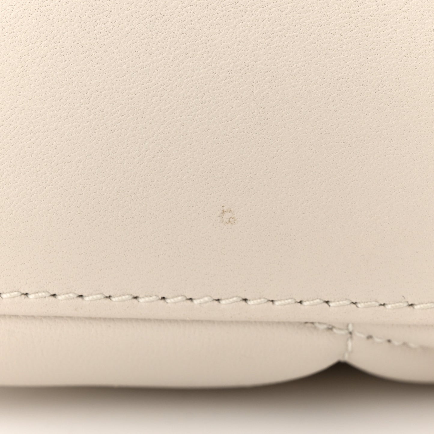 Lambskin Quilted Small Loulou Puffer Monogram Chain Satchel Crema Soft