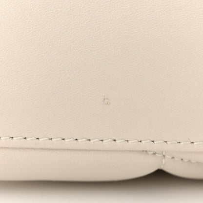 Saint Laurent Lambskin Quilted Small Loulou Puffer Monogram Chain Satchel Crema Soft 13 of 17