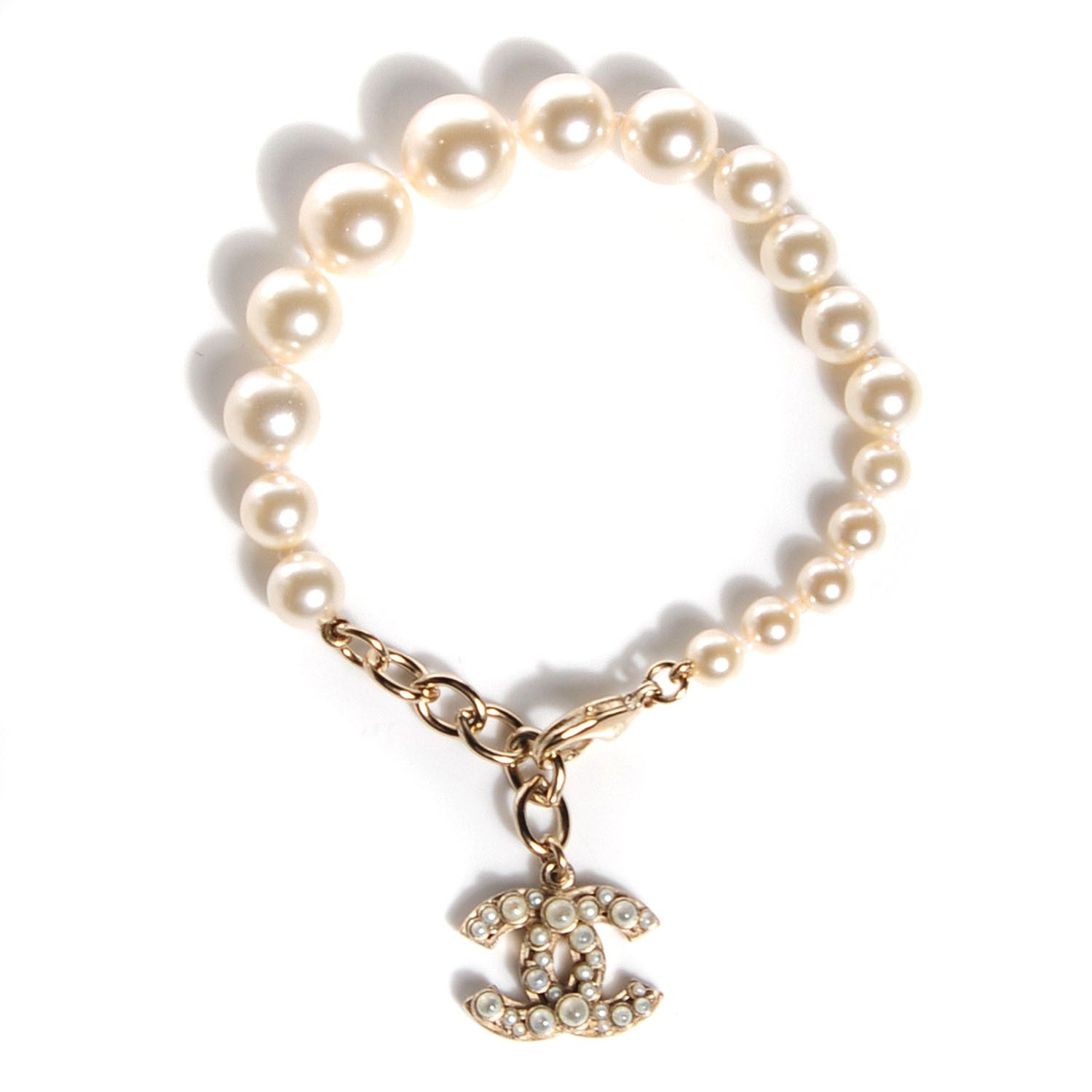 Chanel Pearl CC Bracelet Gold 1 of 4
