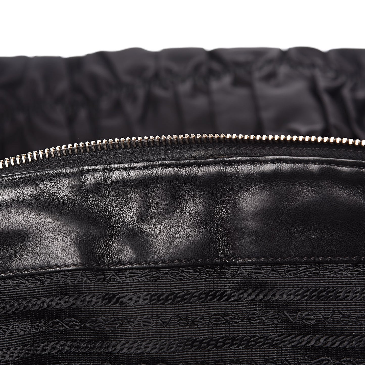 Tessuto Nylon Gaufre Tote Black