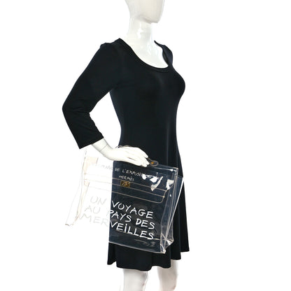 Hermes Vinyl Souvenir De L'Exposition Kelly Transparent 2 of 12