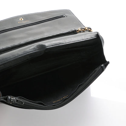 Chanel Caviar Timeless CC Wallet On Chain WOC Black 5 of 8