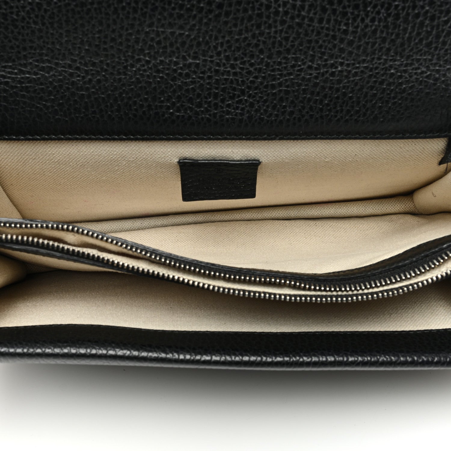 Gucci Pebbled Calfskin Small Dionysus Shoulder Bag Black 6 of 12