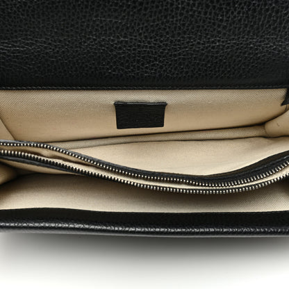 Gucci Pebbled Calfskin Small Dionysus Shoulder Bag Black 6 of 12