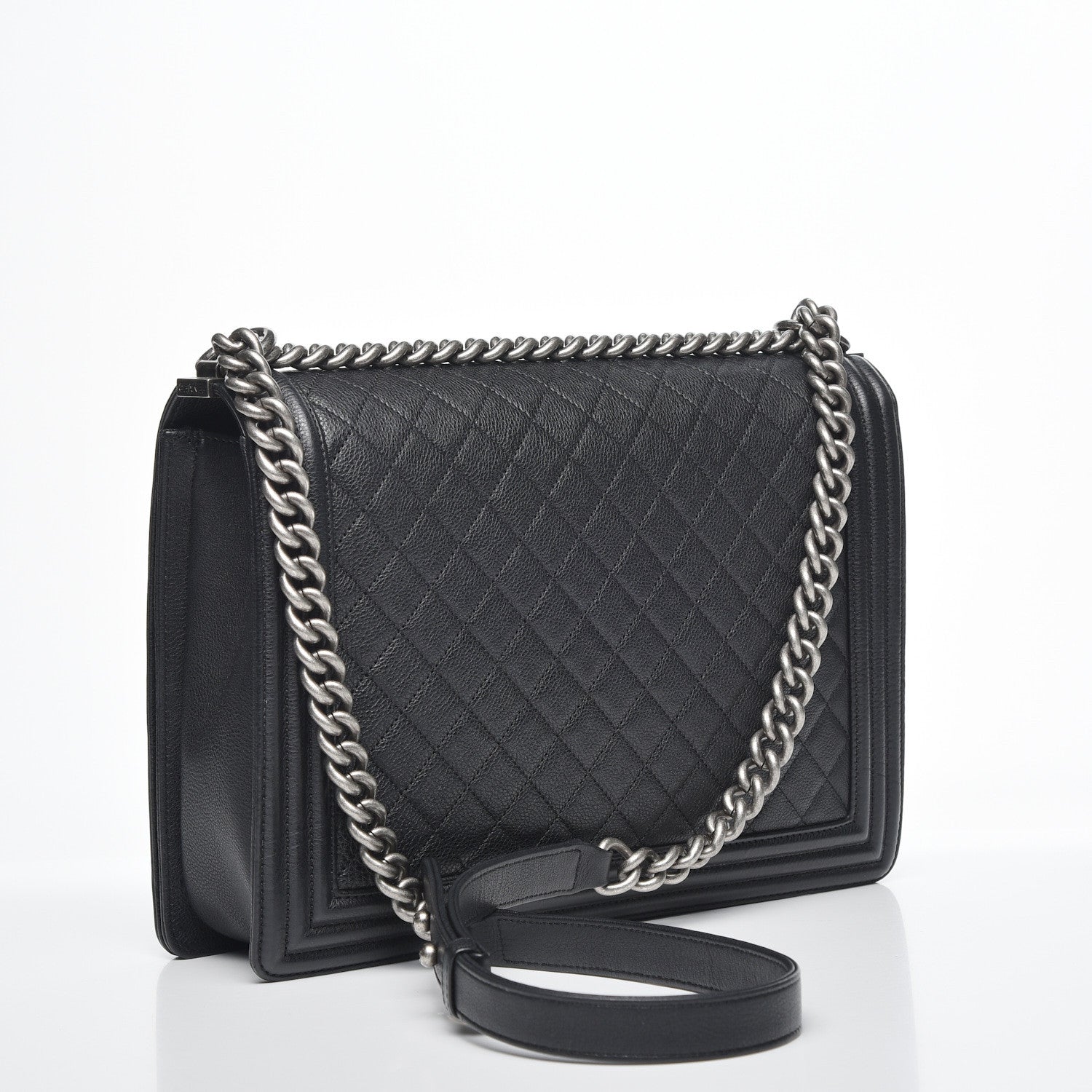 Chanel Caviar Quilted Large Boy Flap Black 2 of 9