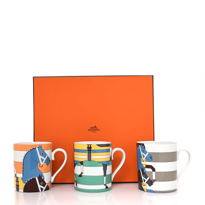 Hermes Porcelain Rocabar Mug Set of 3 7 of 7